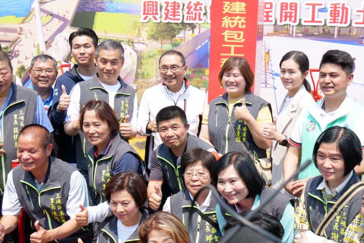 《圖說》三峽長福地下停車場預計117年8月完工。〈交通局提供〉