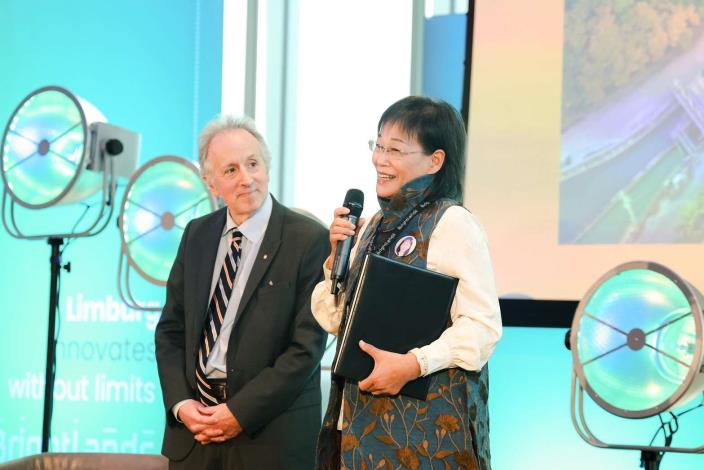 謝淑亞副縣長分享榮獲完整智慧城市社群認證證書感言