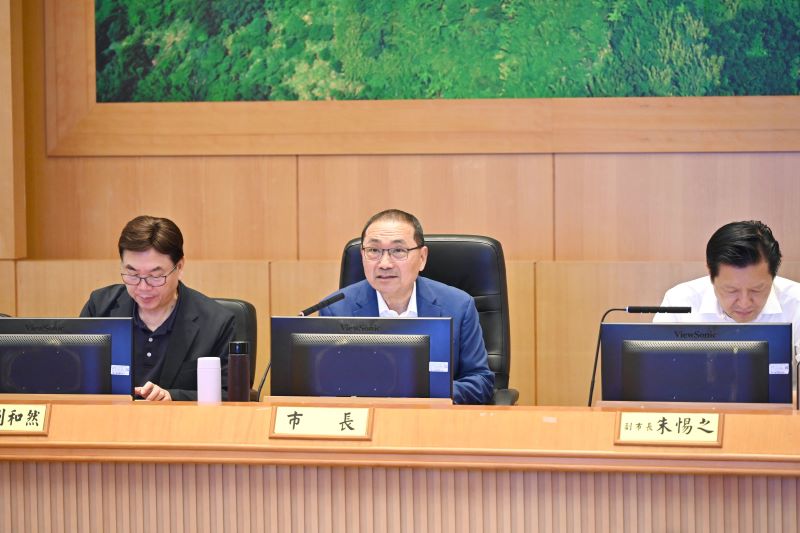《圖說》市長侯友宜肯定青年局已建立起一套陪伴年輕人成長，並將青年力量導入城市的治理系統。〈青年局提供〉